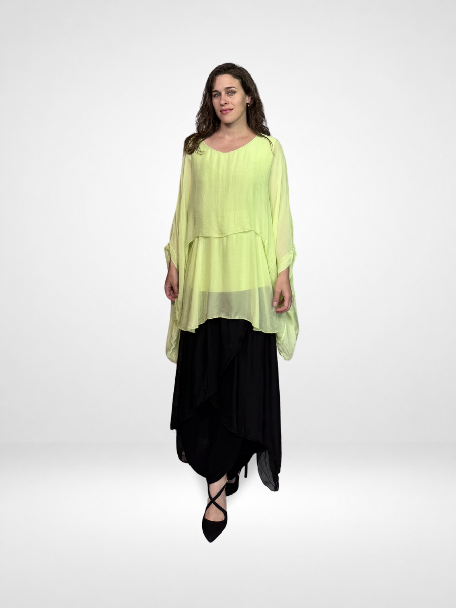 Blusa Doble Seda Italiana