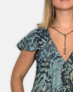Vestido Boho Cuello V Poliseda